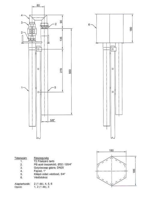 Előkerti Főelzáró T11
