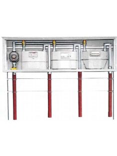 Előkerti iker szabályzó- és mérőállomás T9/3