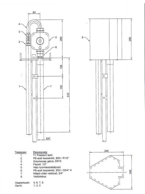 Előkerti szabályozó állomás T12