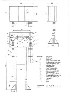 Előkerti szabályozó állomás T15 Q100/PE Ø63 G2
