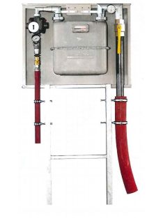 Előkerti szabályzó-mérőállomás T8 G25/PEØ63 - DN50