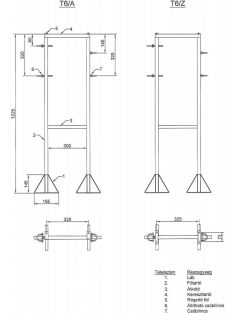 Előkerti utólagos alépítmény T6/Z